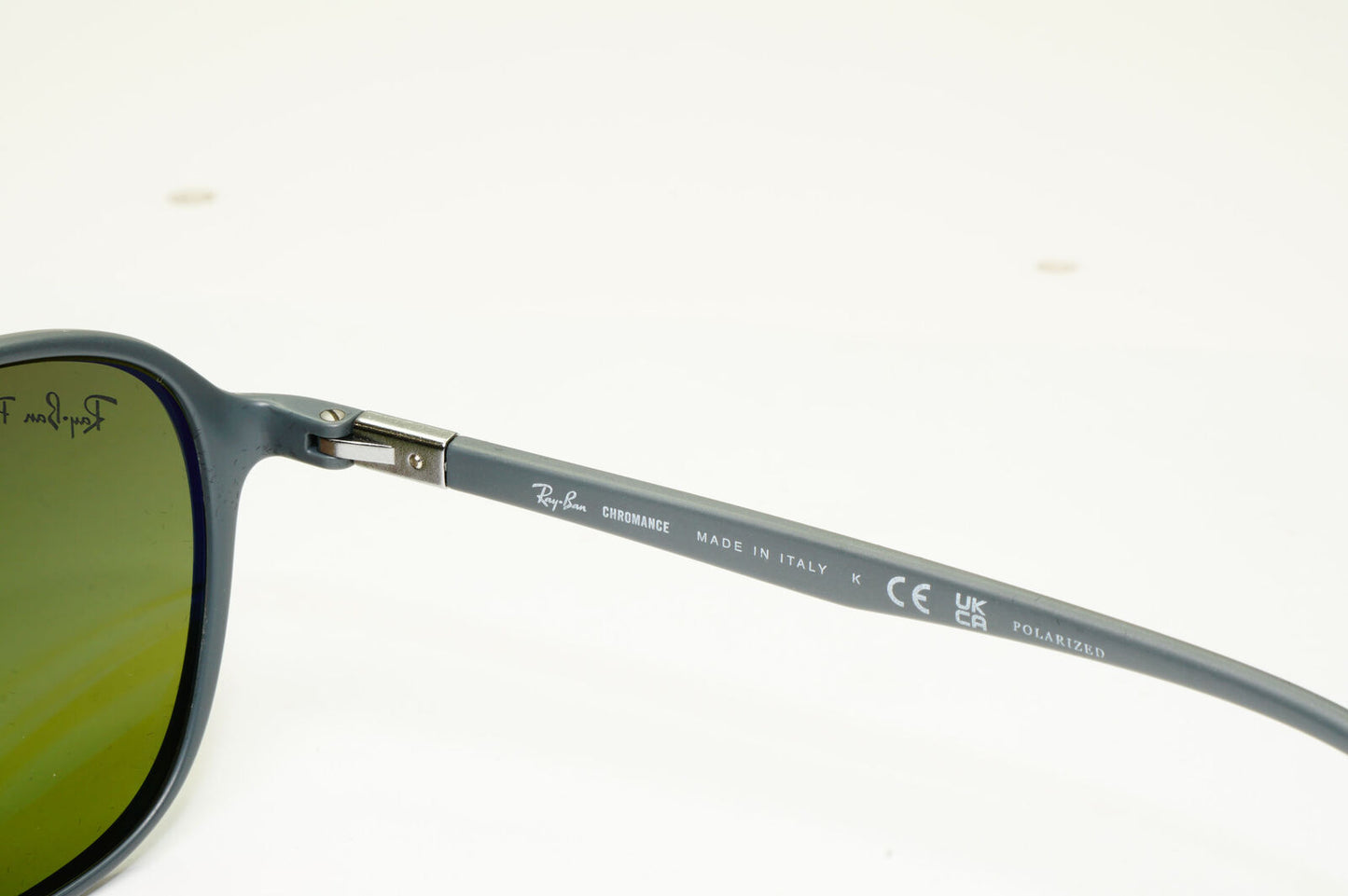 Ray-Ban Chromance Sunglasses Grey Gold Mirror Polarized RB 4341-CH 6017/6O