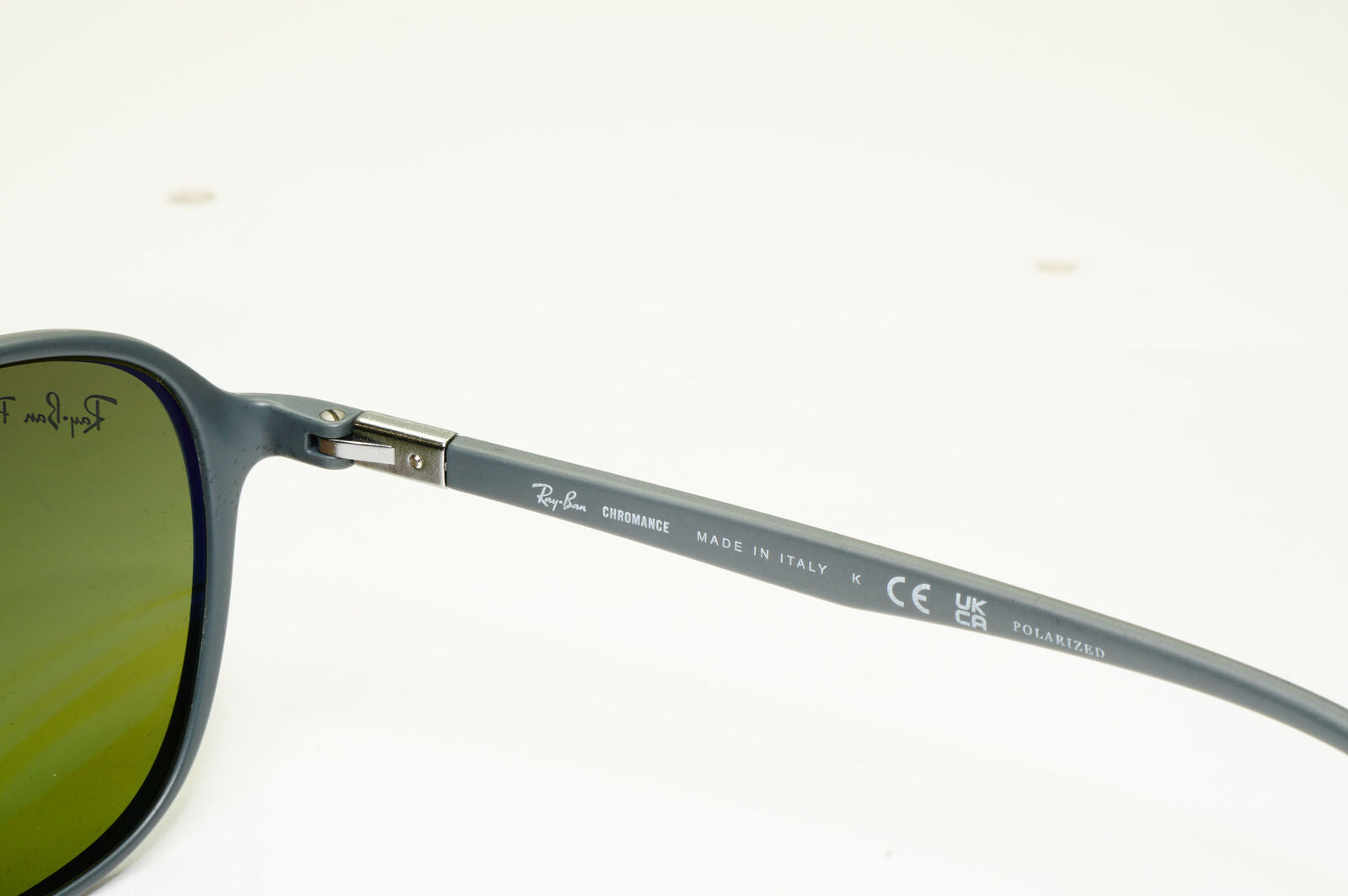 Ray-Ban Chromance Sunglasses Grey Gold Mirror Polarized RB 4341-CH 6017/6O