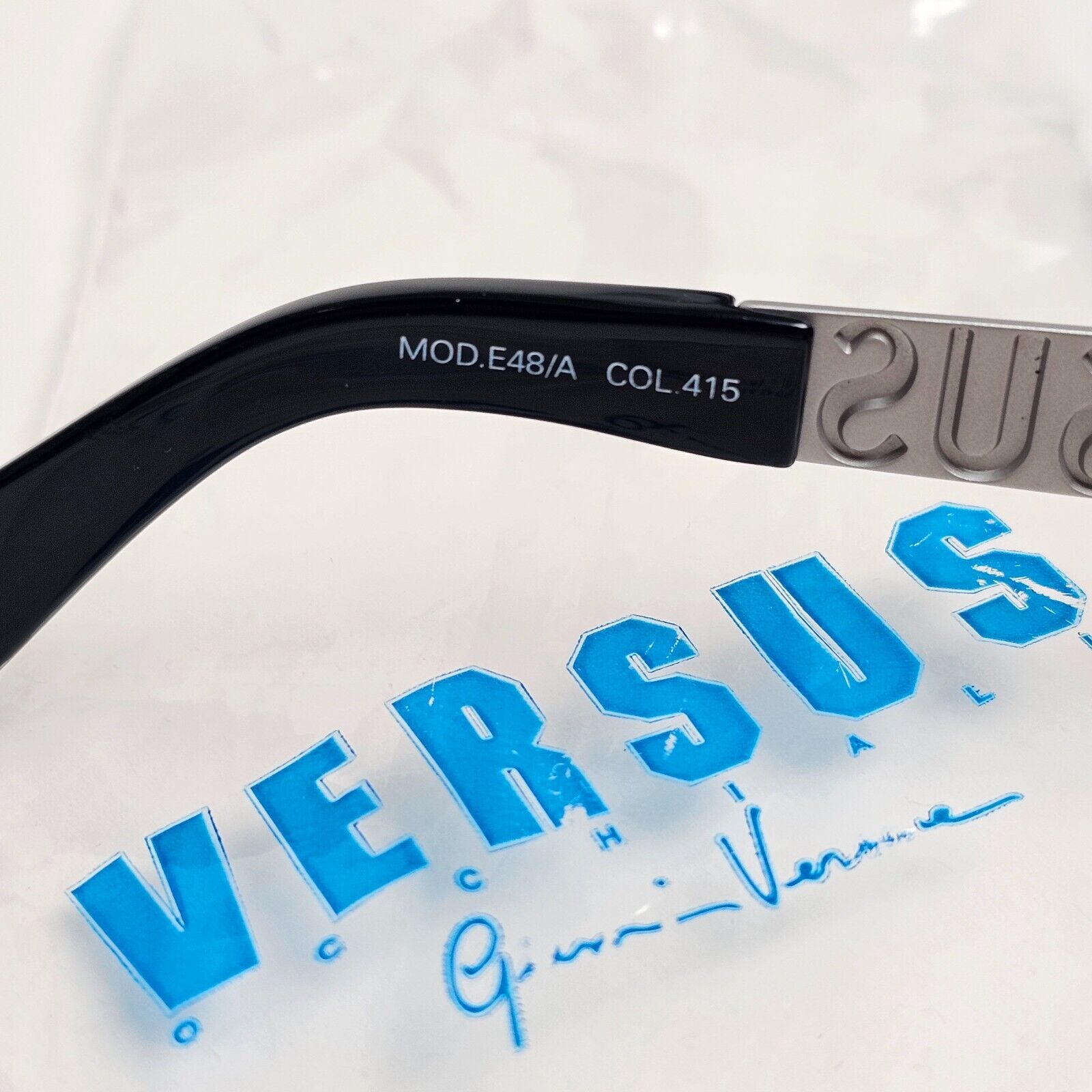 Versus Sunglasses 1996 by Gianni Versace Vintage Dark Red MOD E48/A COL 415