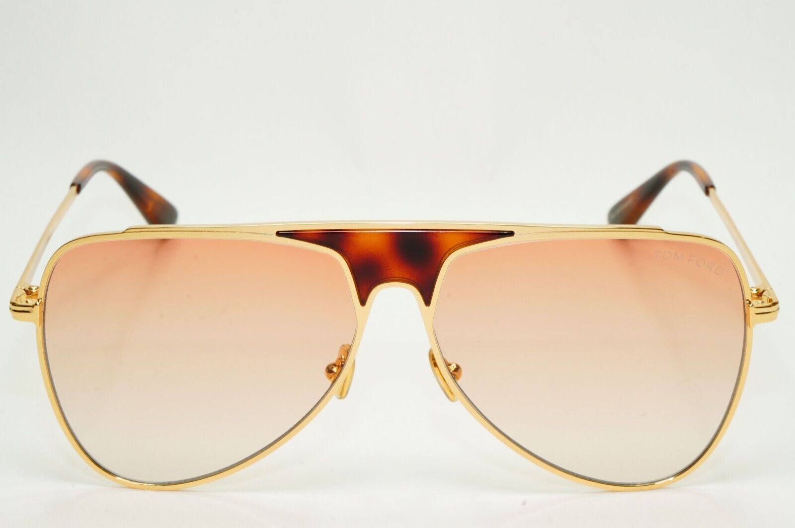 Tom Ford Sunglasses Ethan Gold Brown Gradient Metal Square FT0935 TF 935 30T