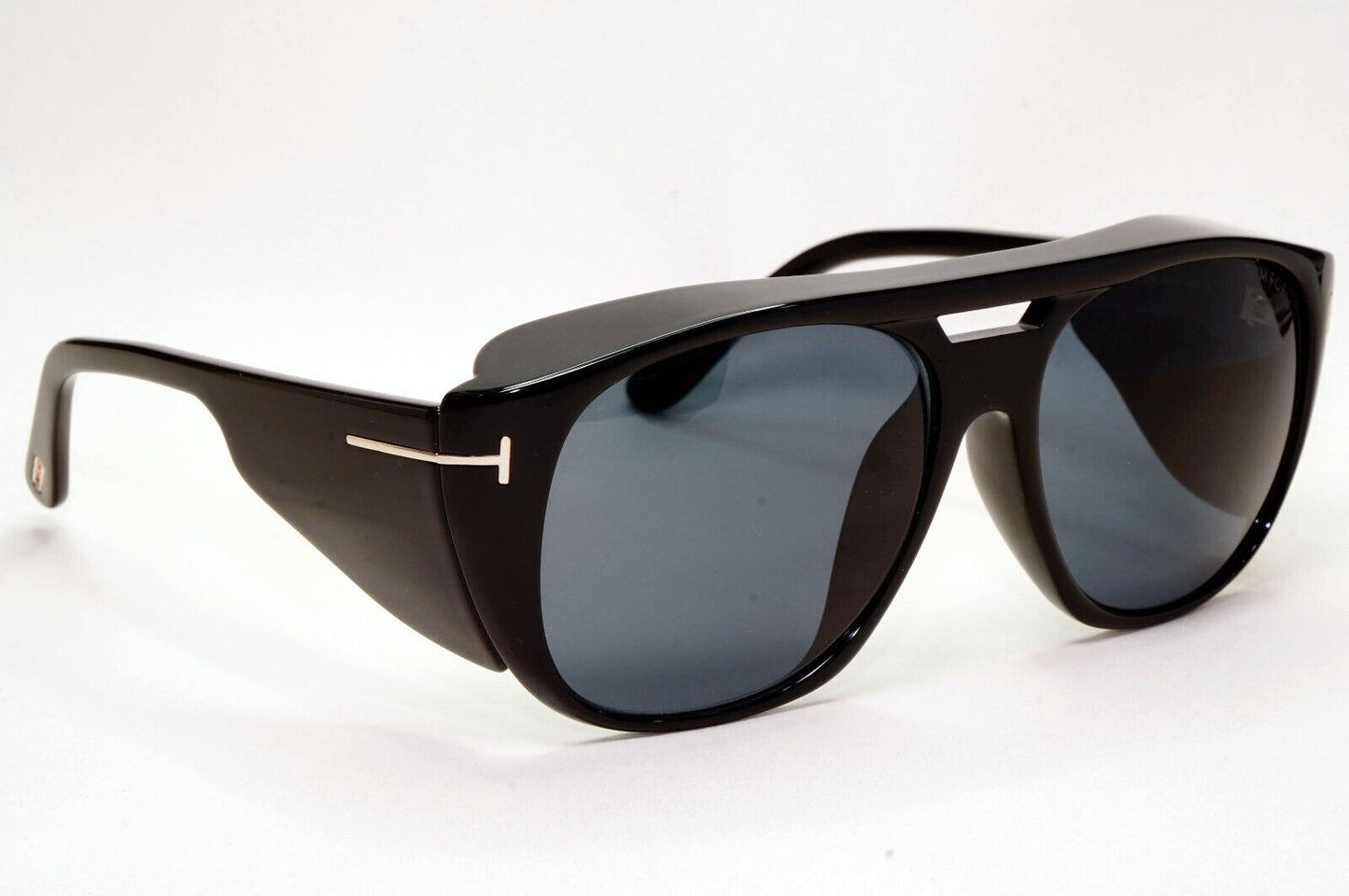 Tom Ford Sunglasses Fender Black Side Shields Square Large FT0799 TF 799 01A
