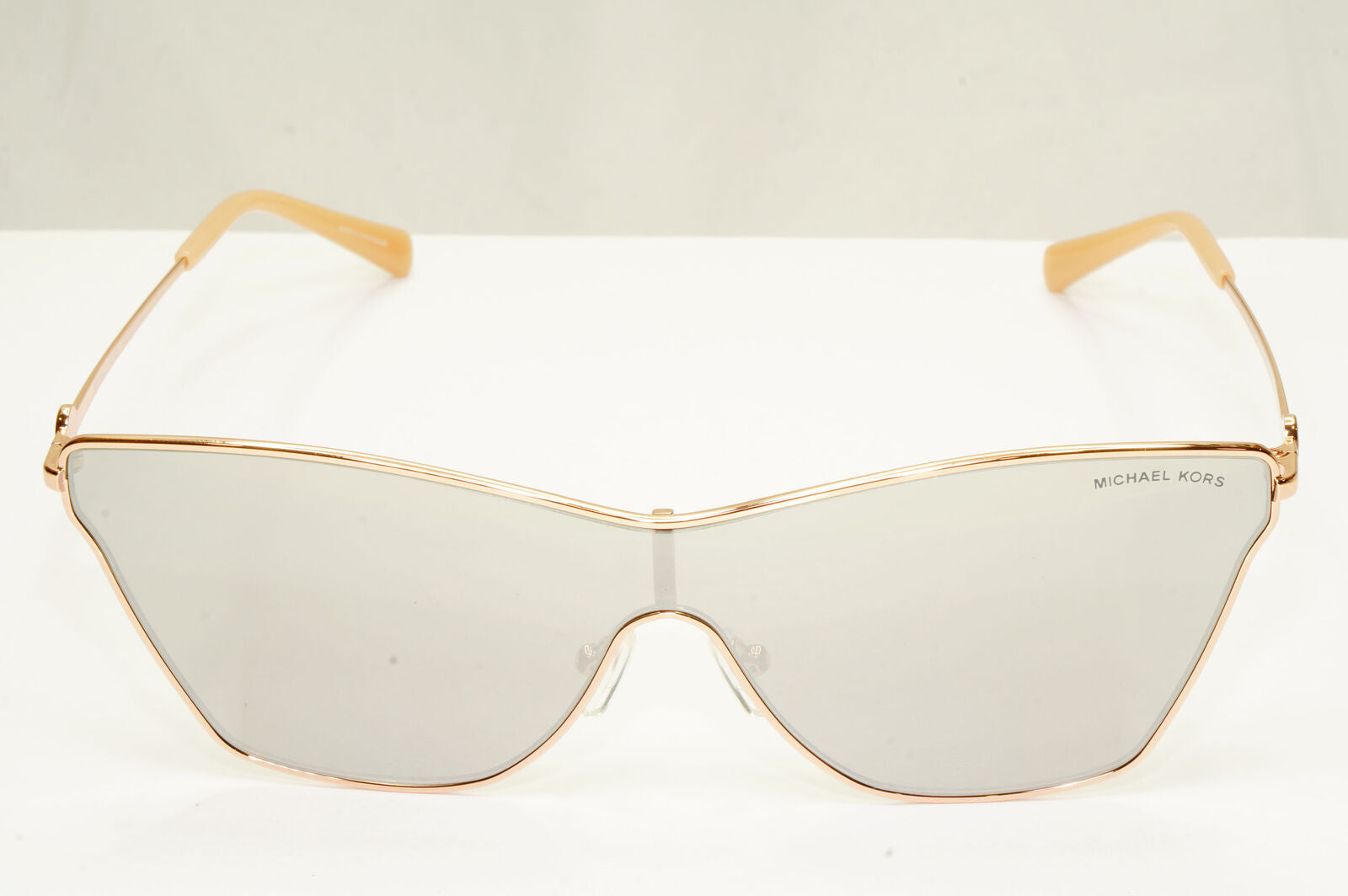 Michael Kors Womens Shield Mirror Gold Silver Sunglasses MK 1063 Larissa 11086G