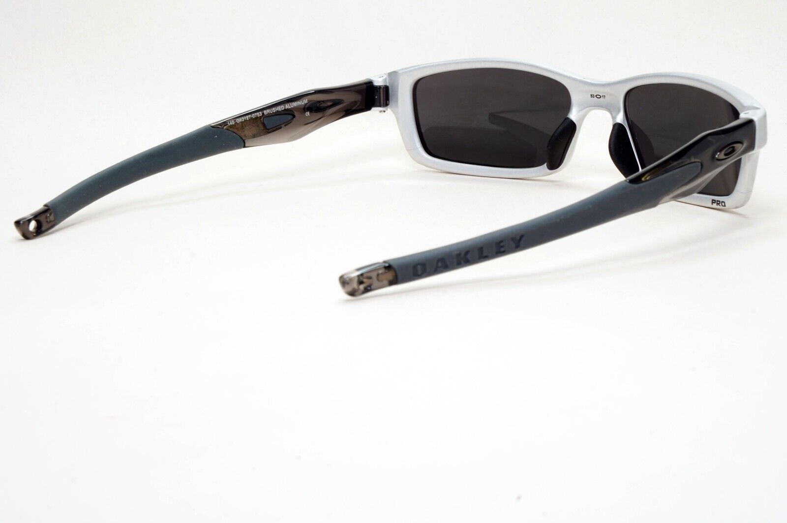 Oakley Sunglasses Crosslink Pro Aluminum Brushed Metal Frame Grey OX 3127 07