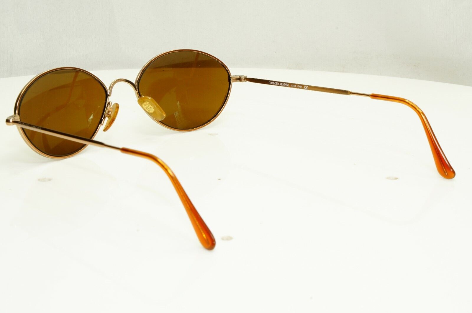 Authentic Giorgio Armani 1997 Vintage Sunglasses Metal Gold Mens Womens 221 816