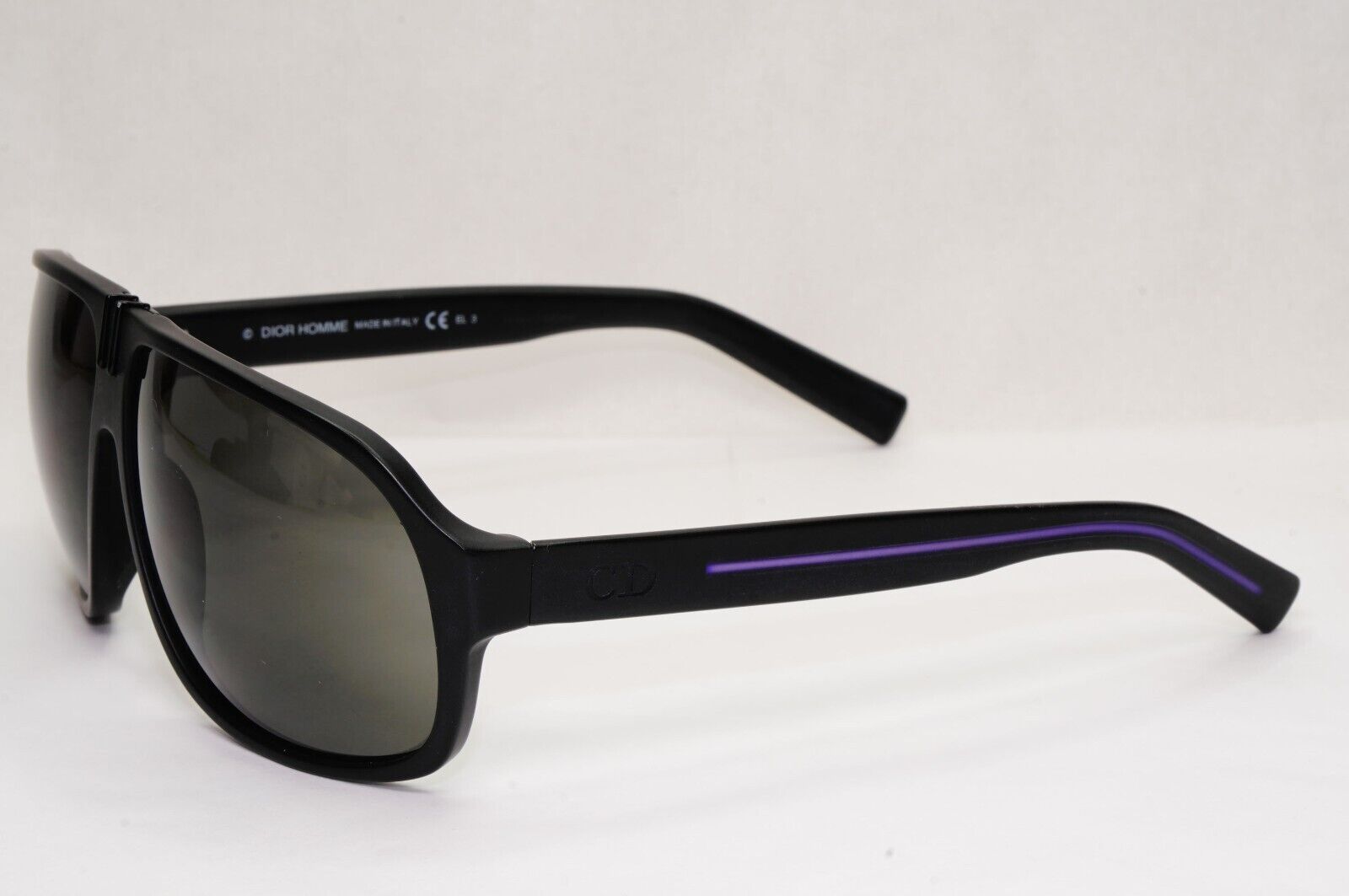 Dior Sunglasses 2014 Vintage Pilot Square Black Tie 131S WRDNR 64mm 121223