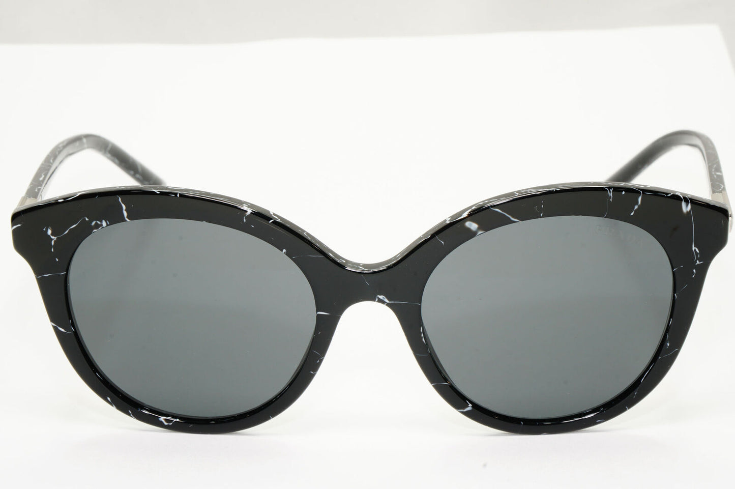 Prada Black Marble Sunglasses Lightning Womens Fashion PR02YS SPR 02Y 03Y-5S0
