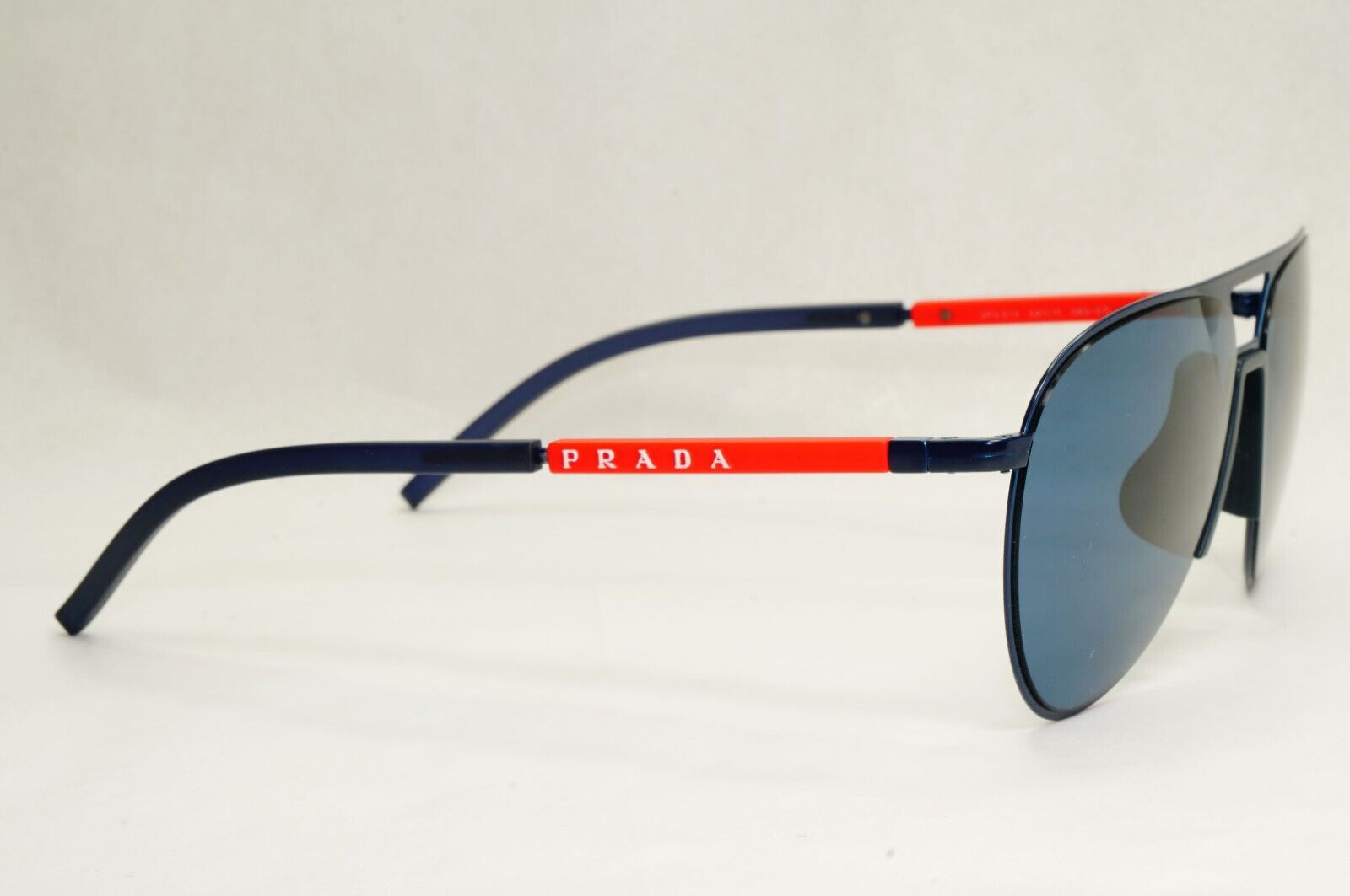 Prada Sunglasses Pilot Blue Navy Matte Metal PS51XS SPS 51X 06S-07L 59mm