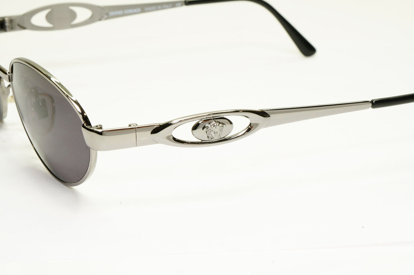 Gianni Versace 1996 Vintage Metal Silver Medusa Sunglasses MOD S79 COL 029