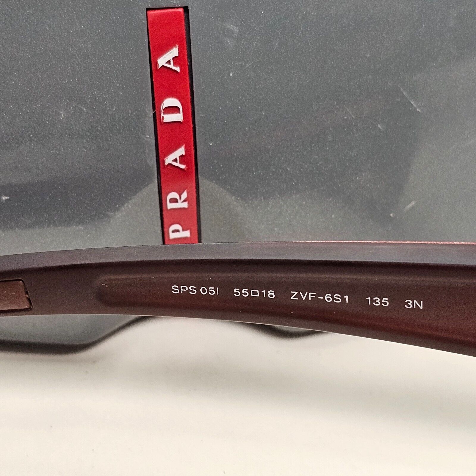 Prada Sunglasses 2007 Vintage Rectangle Brown PS05IS SPS 05I ZVF-6S1 061024