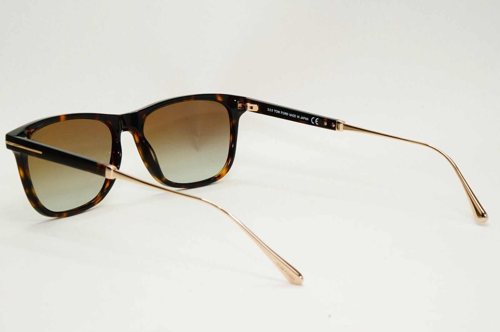 Tom Ford Sunglasses Caleb Titanium Brown Gold Japan FT0813 TF 813 52G 55mm