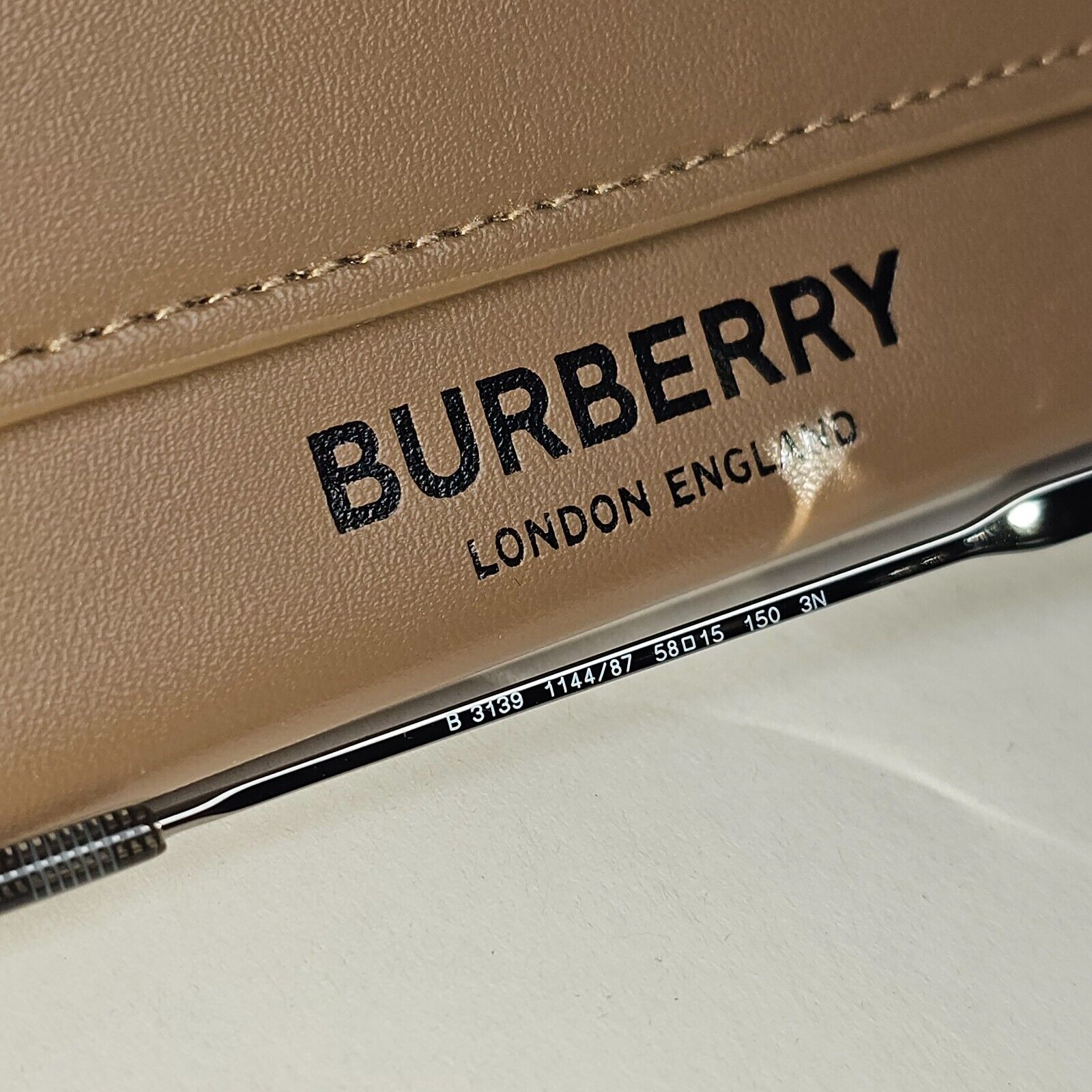 Burberry Sunglasses Ozwald Black Grey Navigator BE 3139 1144/87 58mm