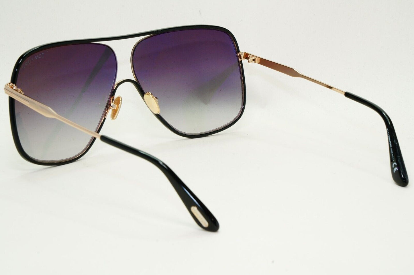 Tom Ford Sunglasses Brady Black Gold Grey Oversized Square FT0841 TF 841 28B