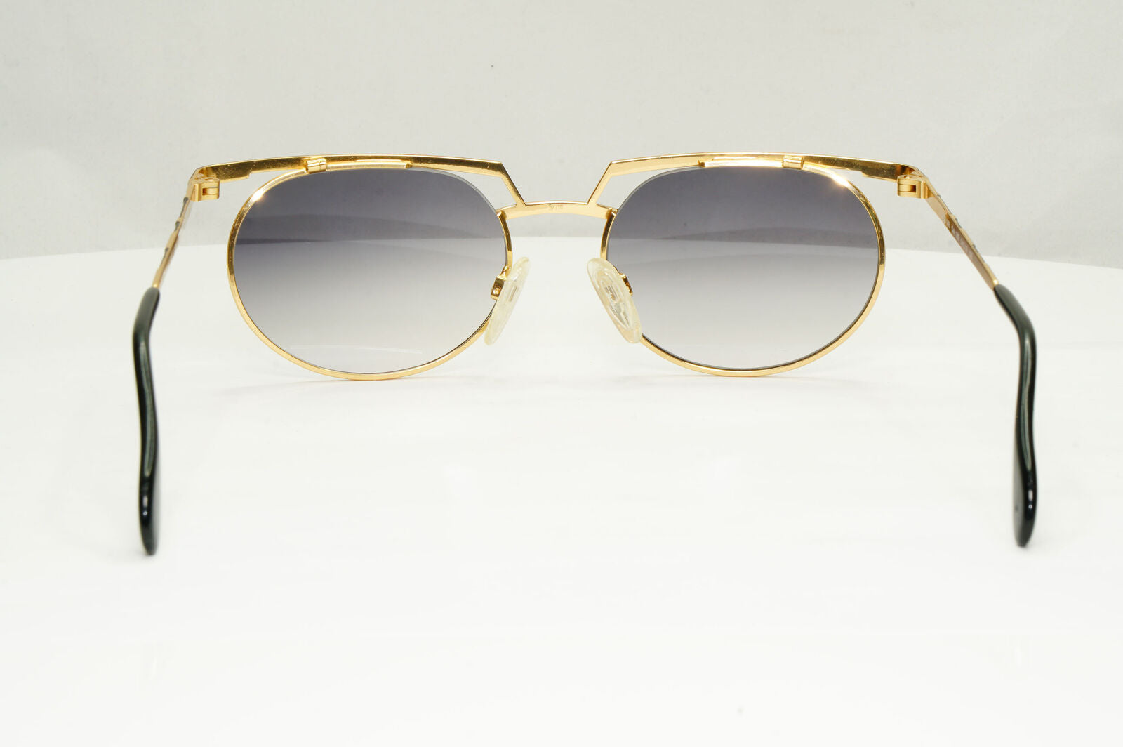 Cazal 1990s Vintage Sunglasses Metal Gold Black Grey MOD 265 COL 302 071222