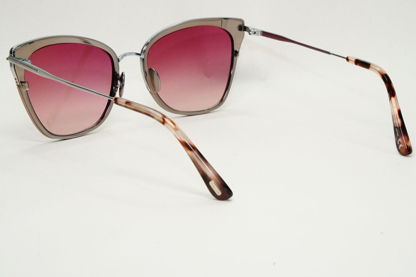 Tom Ford Sunglasses Faryn Titanium Ruthenium Bordeaux Red FT0843 TF 843 12U