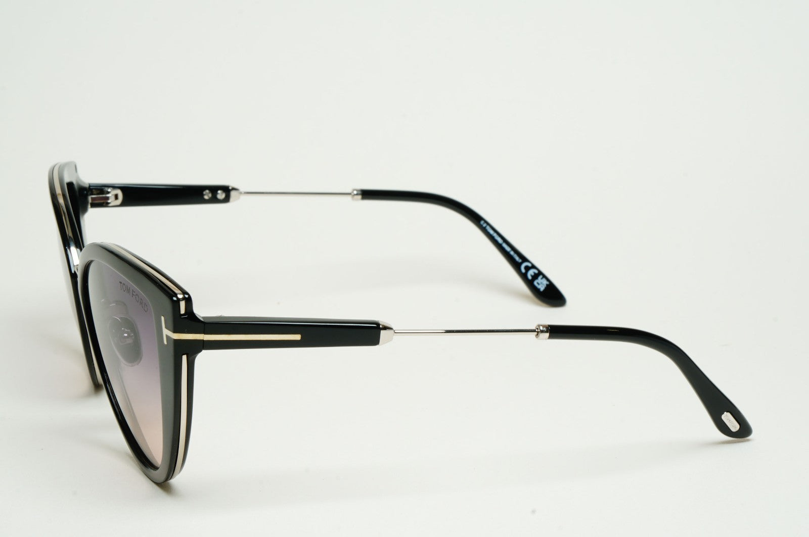 Tom Ford Sunglasses Anjelica-02 Cat Eye Black Grey Gradient FT0868 TF 868 01B