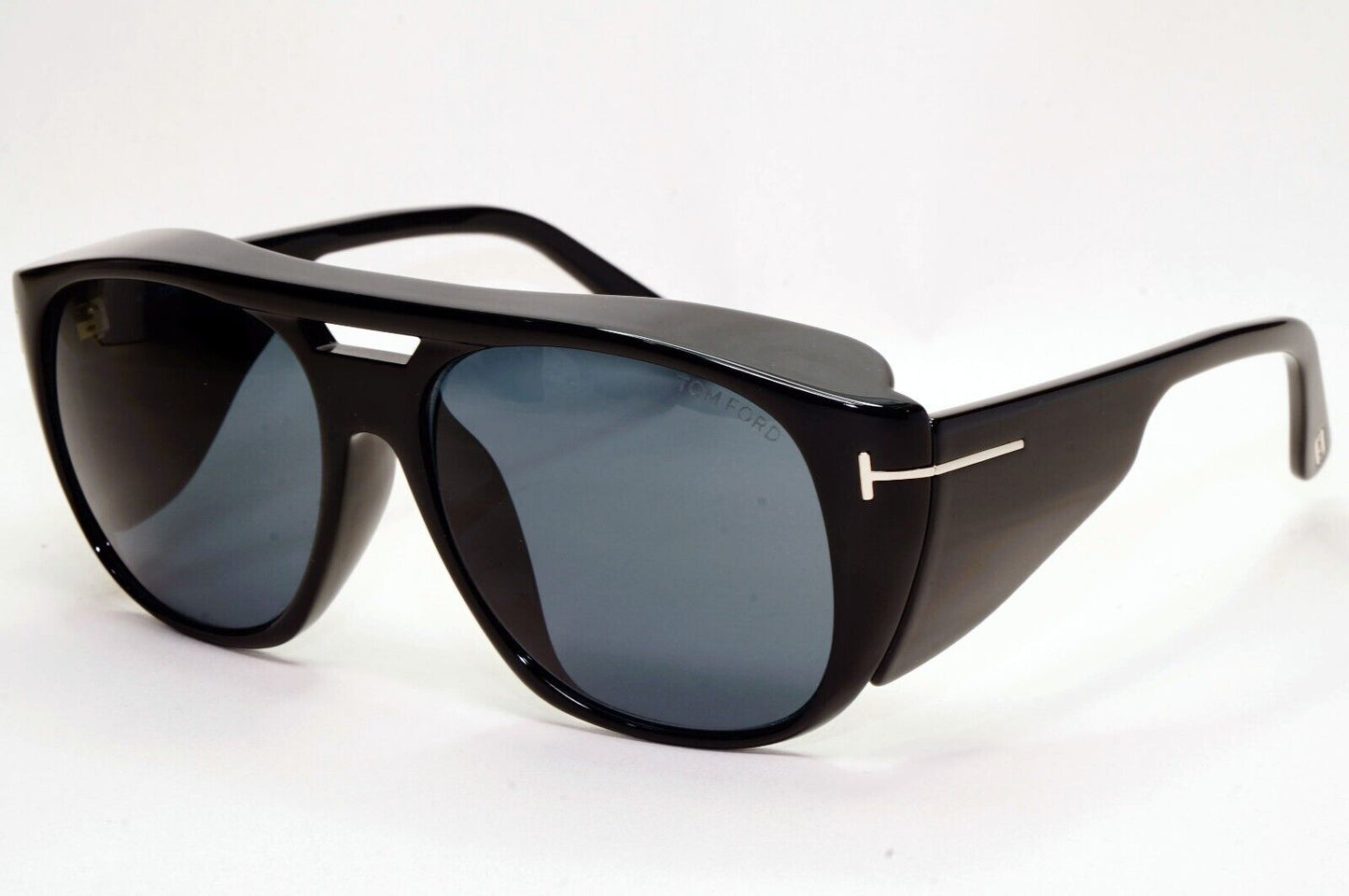 Tom Ford Sunglasses Fender Black Side Shields Square Large FT0799 TF 799 01A