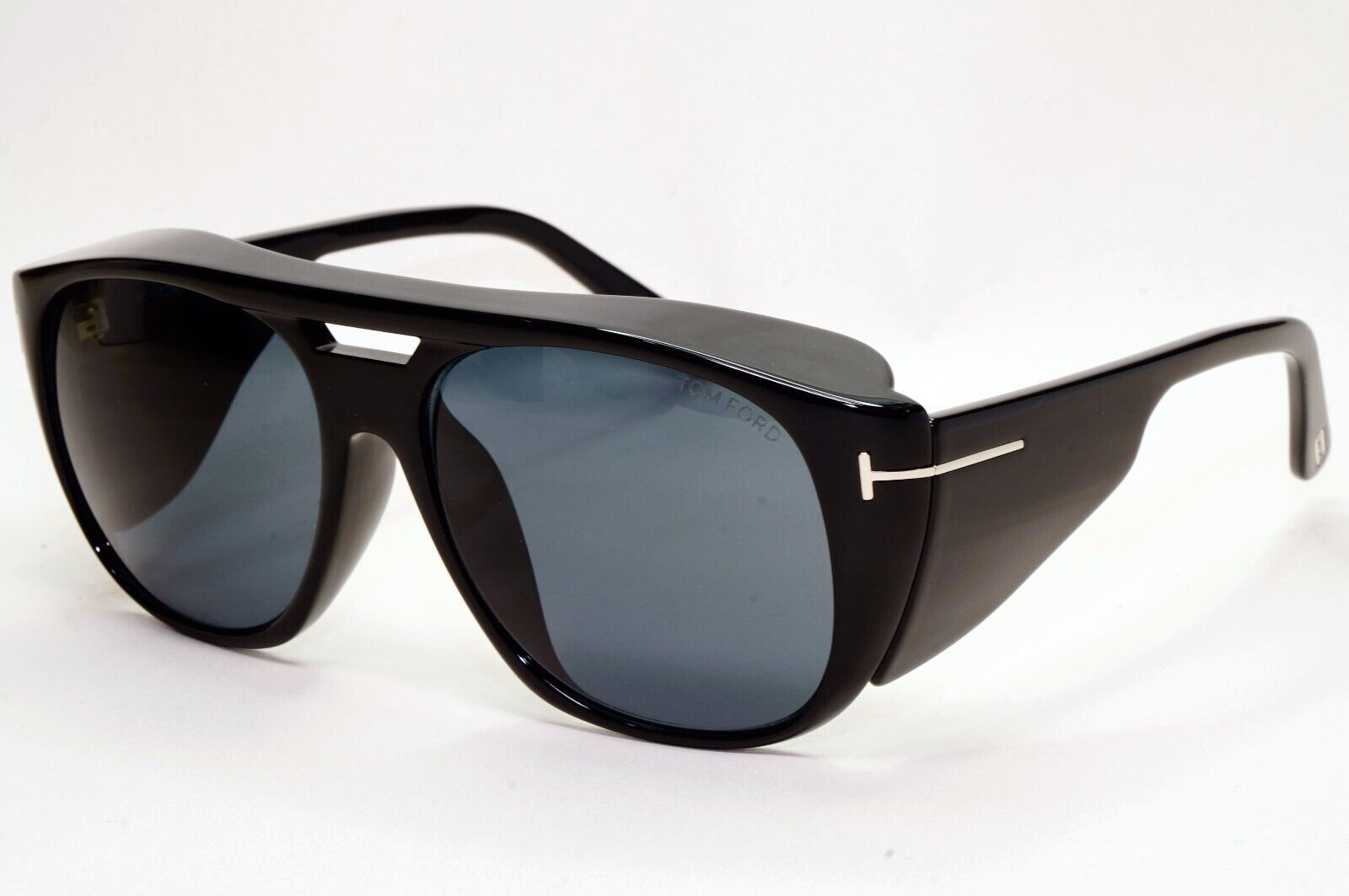 Tom Ford Sunglasses Fender Black Side Shields Square Large FT0799 TF 799 01A