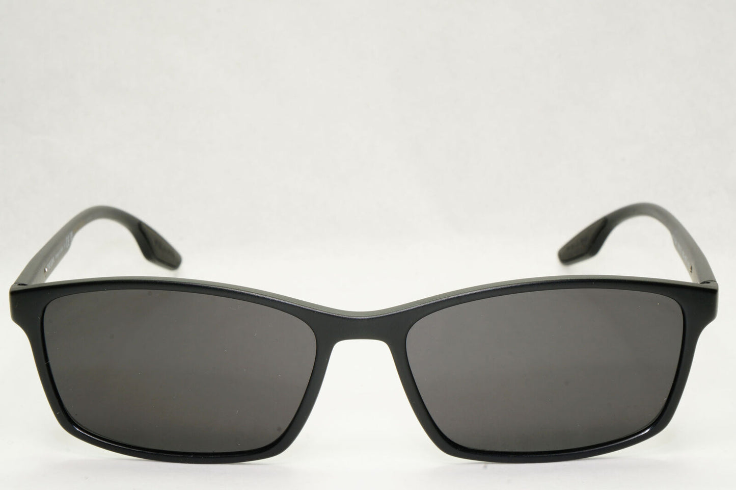 Prada Sunglasses Black Rectangle Square Matte PS04MV VPS 04M 1AB-1O1 56mm