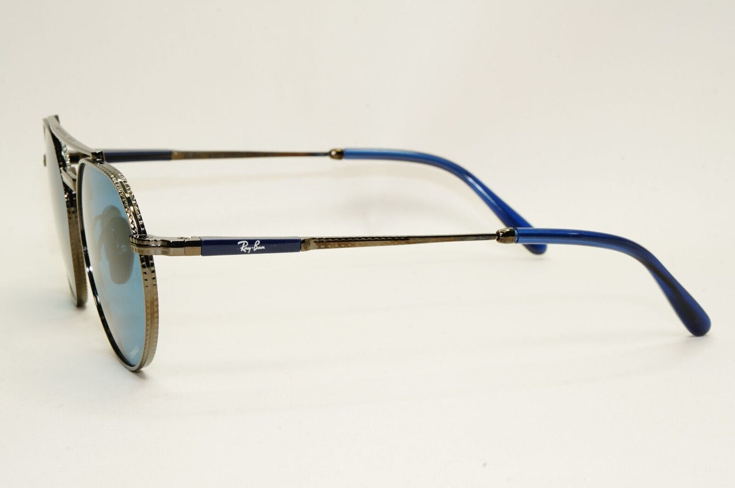 Ray-Ban Sunglasses Jack II Titanium Polarized Gunmetal Blue RB 8265 3142/S2 53mm