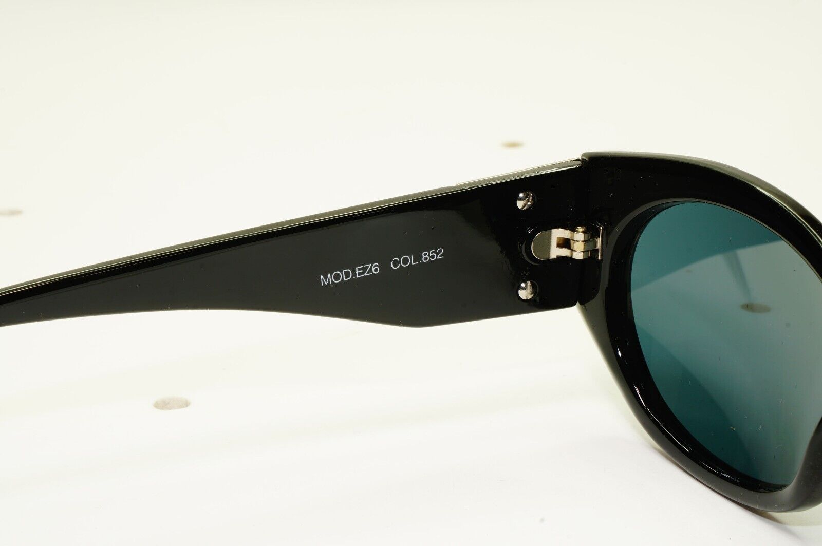 Versus Sunglasses 1995 Vintage Black Silver  by Gianni Versace MOD EZ6 COL 852