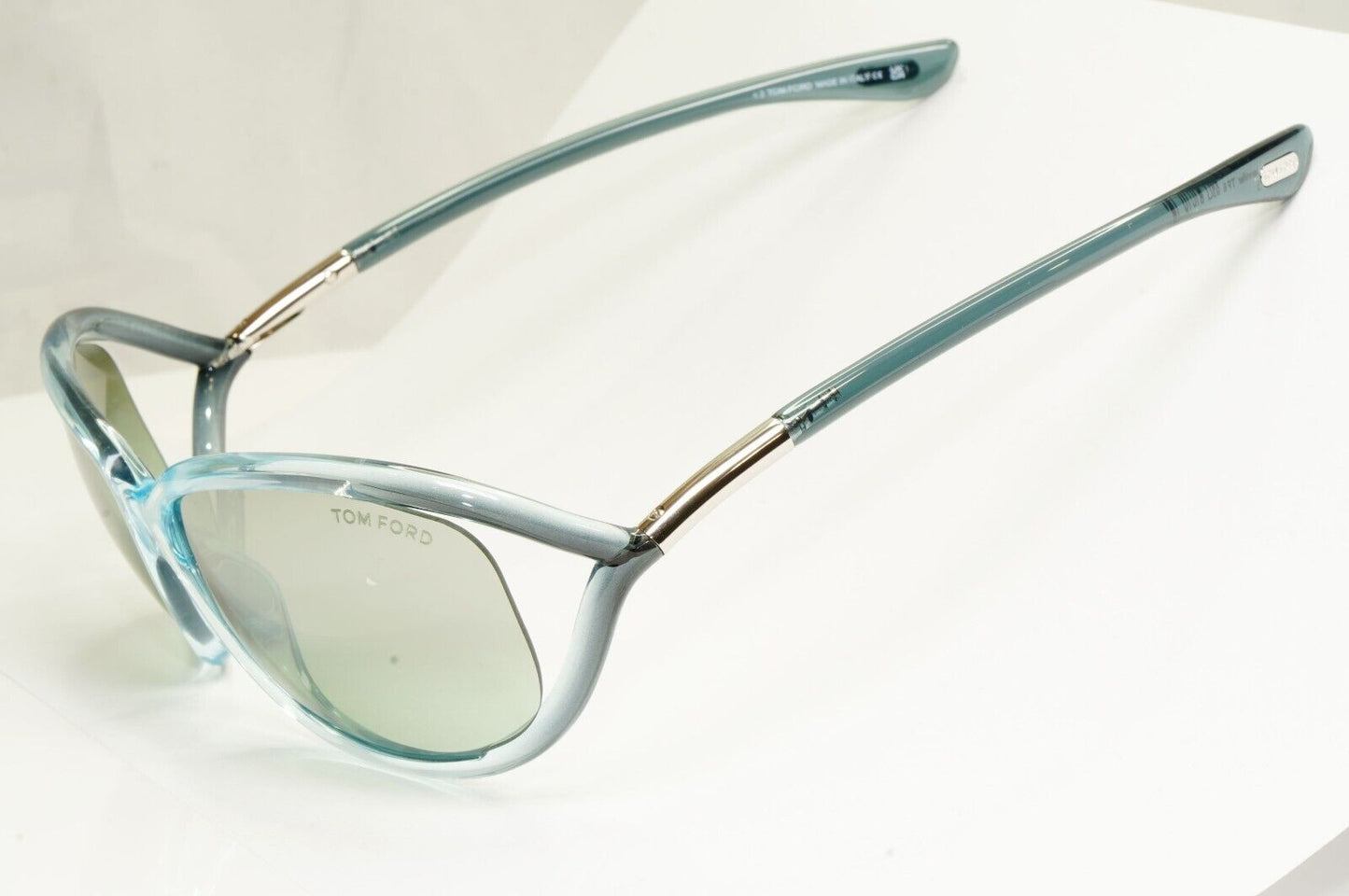 Tom Ford Jennifer Sunglasses Womens Designer Ice Blue Grey Mirror TF8 93Q FT0008