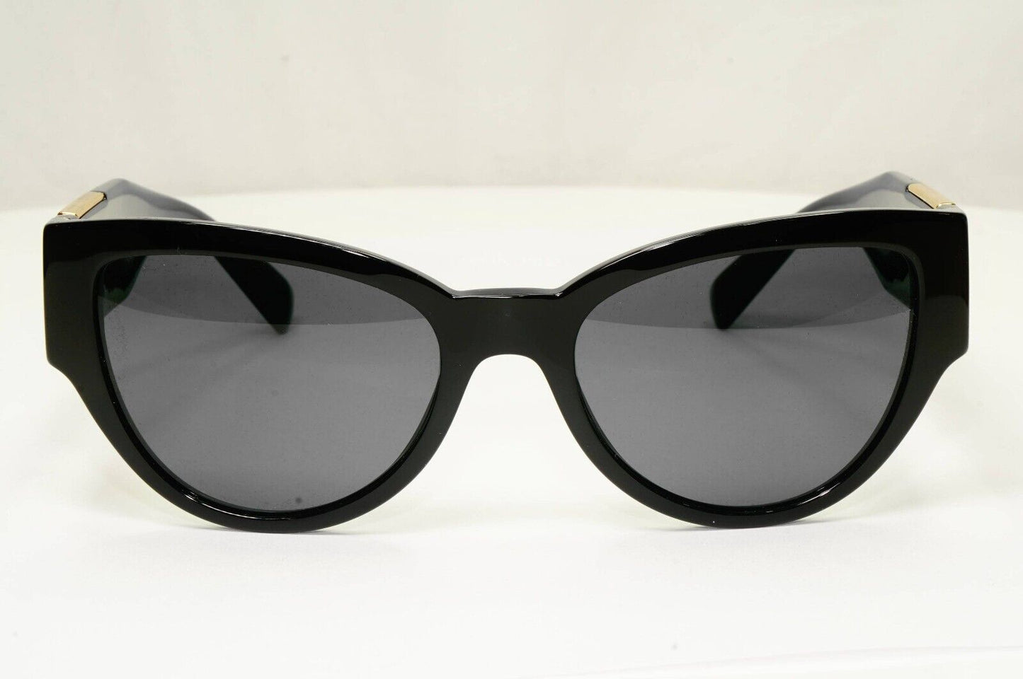Versace Sunglasses Black Gold Medusa Glossy Square MOD VE4398 GB1/87
