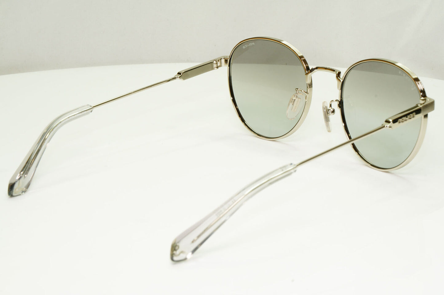 Police Lewis Hamilton F1 Sunglasses Silver Grey Mirror Round SPL A22 COL 579X