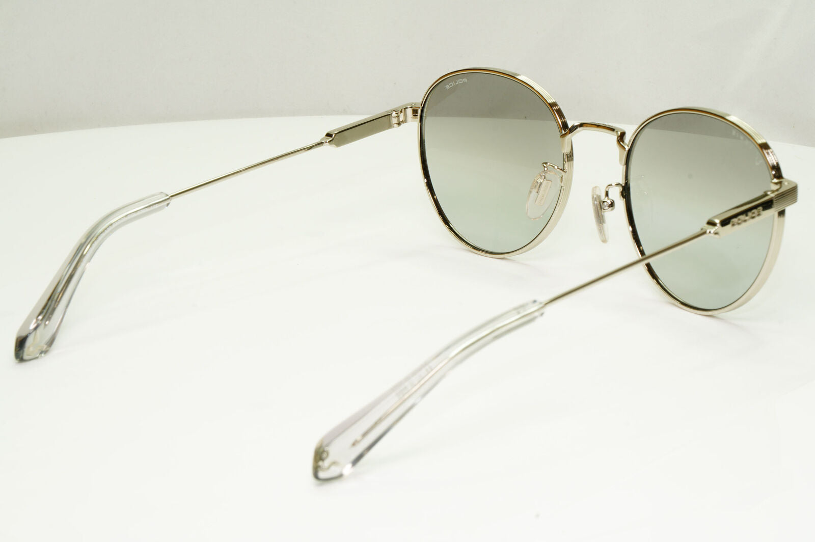 Police Lewis Hamilton F1 Sunglasses Silver Grey Mirror Round SPL A22 COL 579X