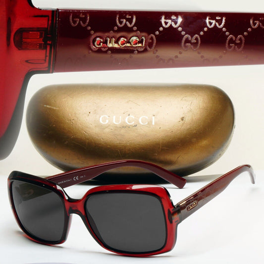 Gucci Sunglasses 2011 Vintage Monogram Dark Red Bordo GG 3207/S A03K8 120125
