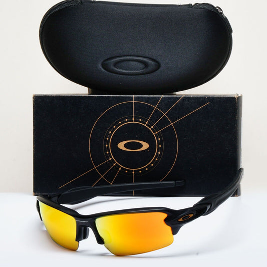 Oakley Sunglasses Flak 2.0 (A) Matte Black Prizm Ruby  OO 9271 55