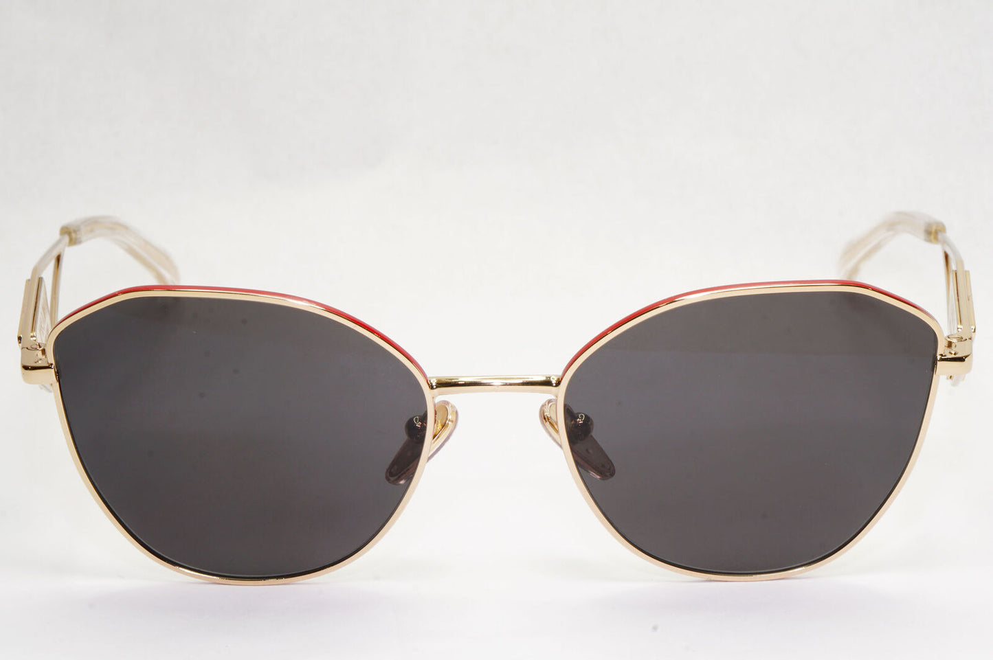 Prada Sunglasses Triangle Symbole Red Gold Black PR52ZV VPR 52Z 5AK-1O1 53mm