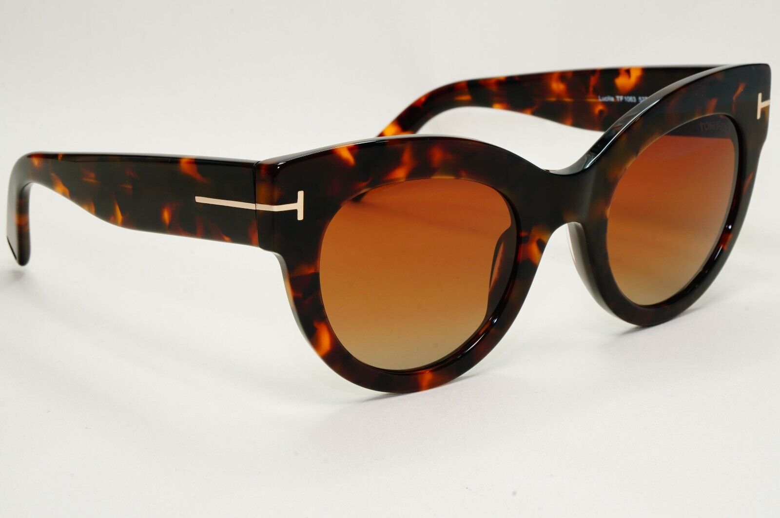 Tom Ford Sunglasses Lucilla Brown Tortoiseshel Gold FT1063 TF 1063 52T 51mm
