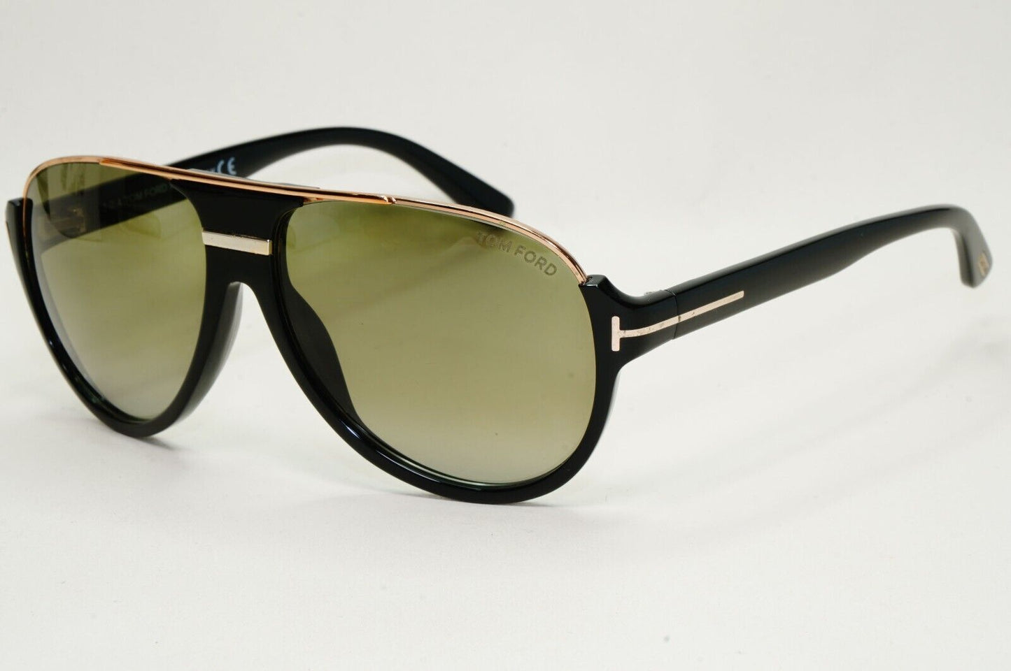 Tom Ford Sunglasses Dimitry Black Gold Green Pilot FT0334 TF 334 01P 311024
