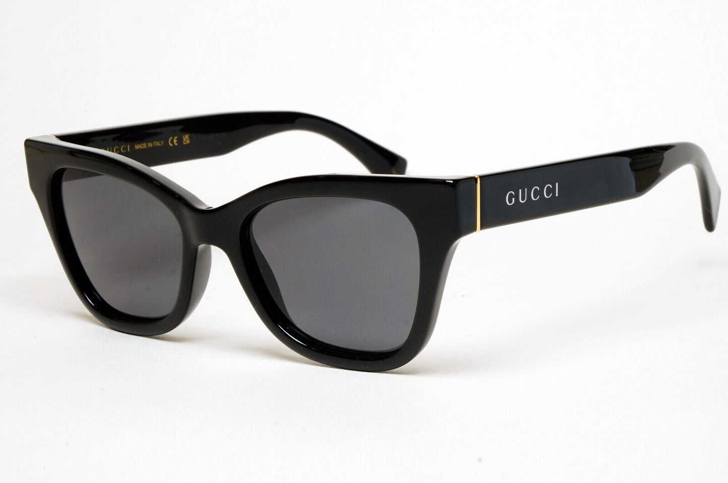 Gucci Sunglasses 2022 Black Glossy Square GG1133S 001 52mm 250125
