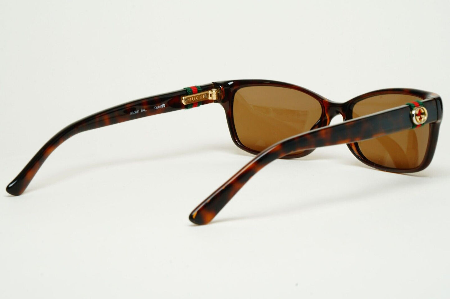 Gucci Sunglasses 2012 Vintage Ribbon Brown Tortoise Small GG 3647 DWJ 310125
