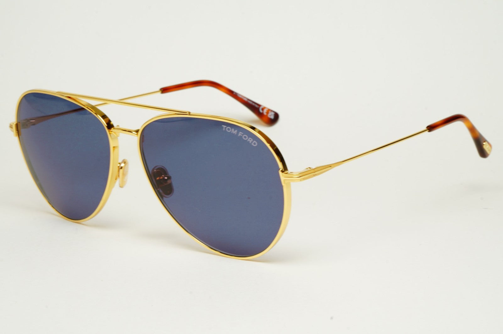 Tom Ford Sunglasses Dashel-02 Metal Pilot Gold Blue FT0996 TF 996 30V 62mm