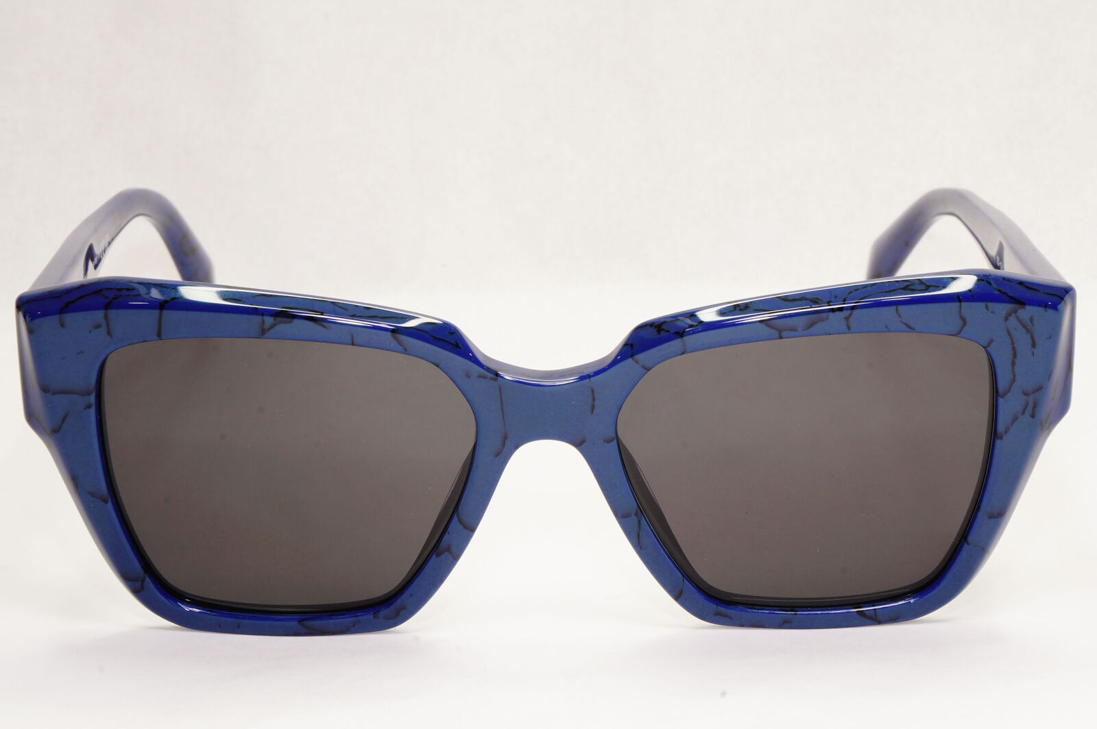 Prada Sunglasses Blue Black Triangle Symbole Marble PR09ZV VPR 09Z 18D-1O1 51mm