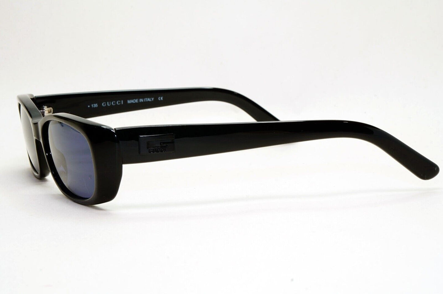 Gucci Sunglasses 1997 Vintage Black Grey Rectangle GG 2453/S 807 52mm 011124