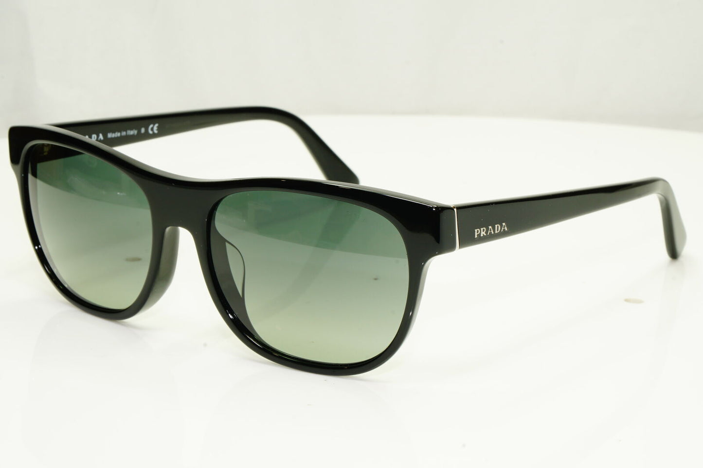 Authentic Prada Glass Lenses Mens Black Designer Sunglasses SPR 04X F 1AB-2D0