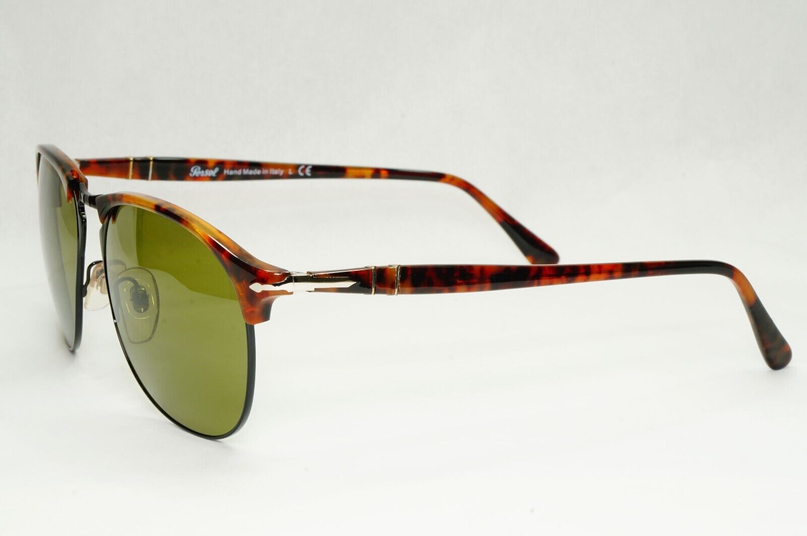 Persol Sunglasses 2015 Brown Caffe Tortoise Green Square 8649-S 108/4E 56mm