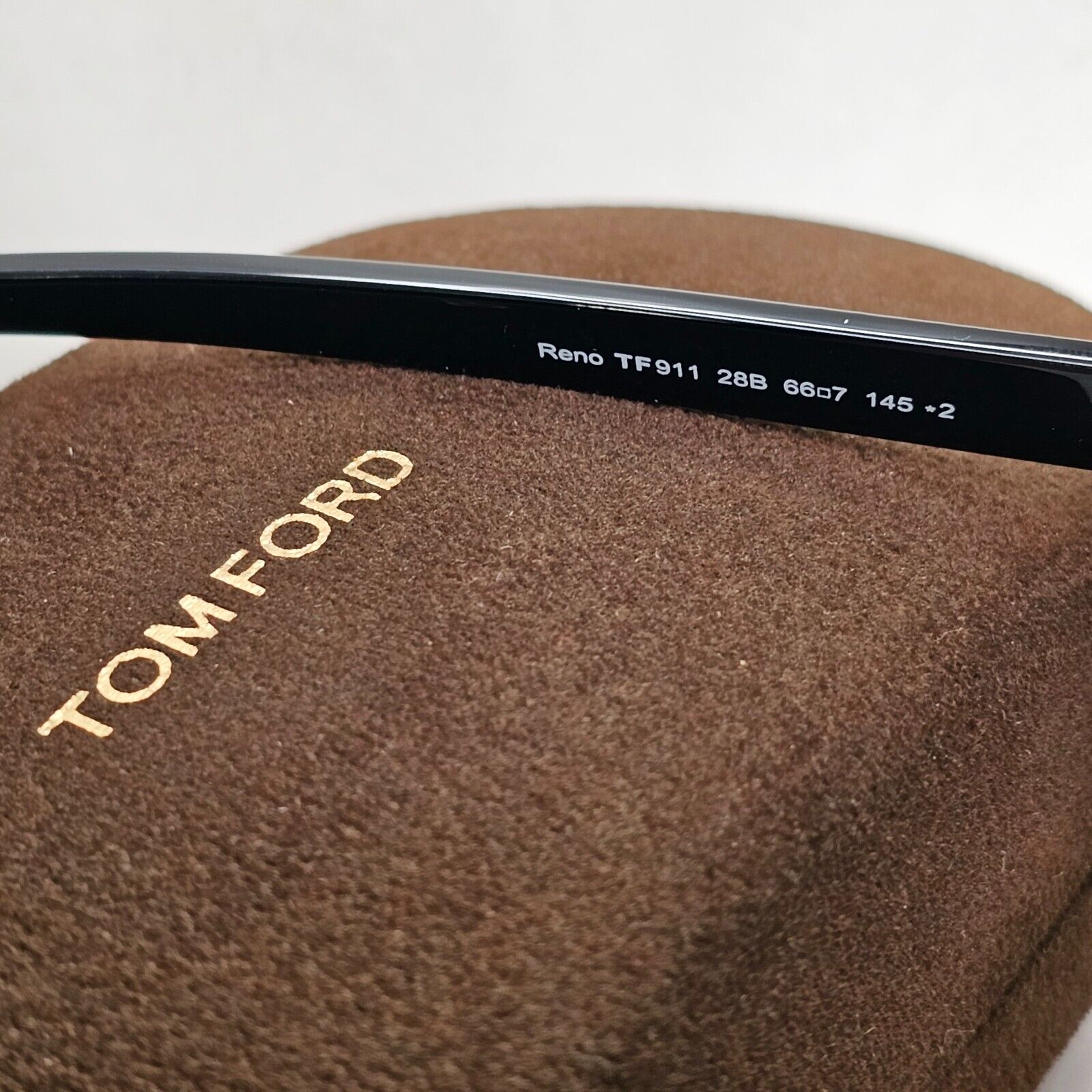 Tom Ford Sunglasses Reno Black Gold Grey Gradient Navigator FT0911 TF 911  28B A