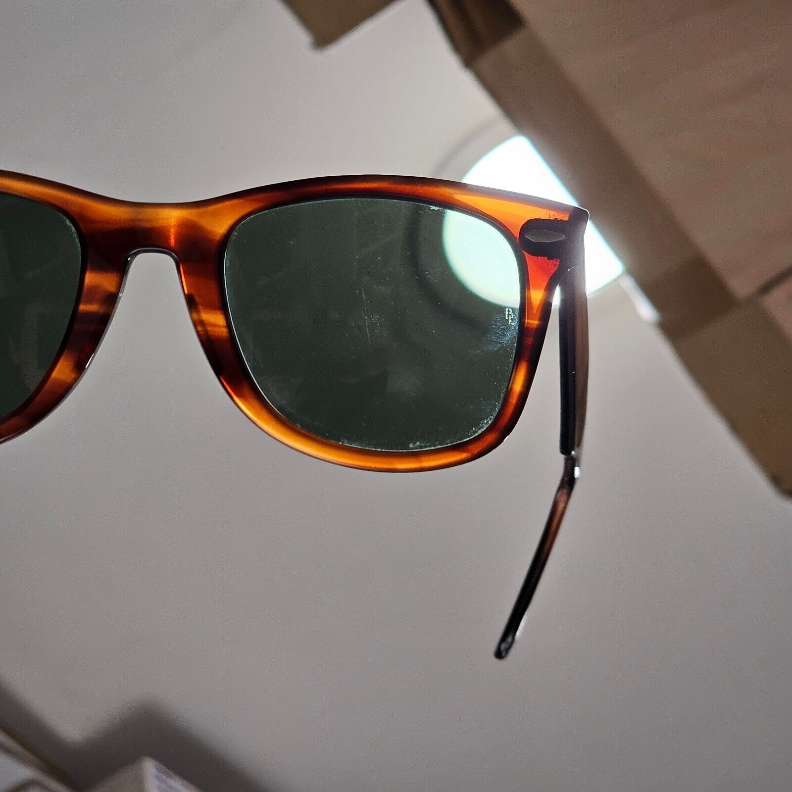 Ray-Ban Sunglasses 1992 Vintage Bausch Lomb Brown Wayfarer Tortoiseshell 021124