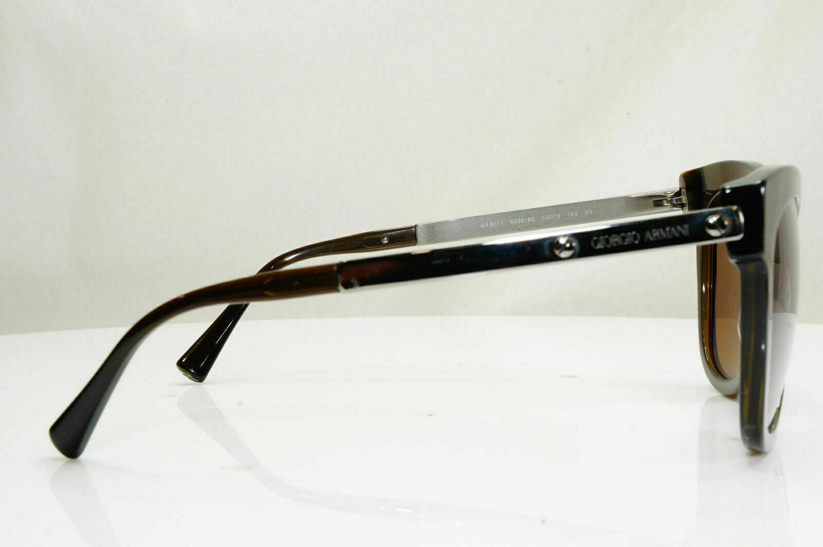 Authentic GIORGIO ARMANI Womens Sunglasses Brown Vintage AR 8011 5030/8E 27025