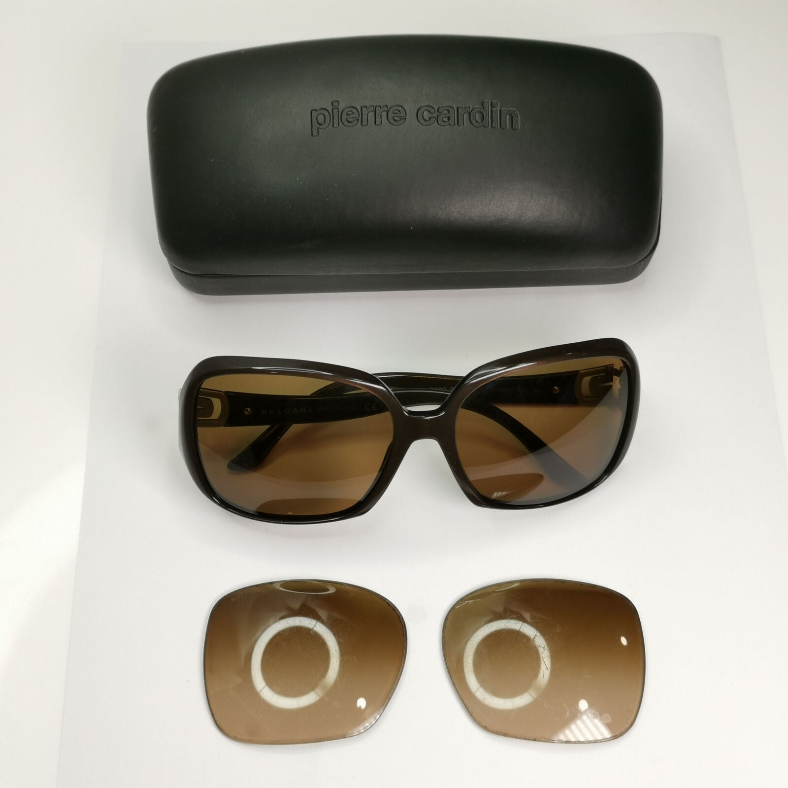 Bvlgari Diamante Brown Sunglasses Crystal Rhinestone 8020-B 897/13 091122