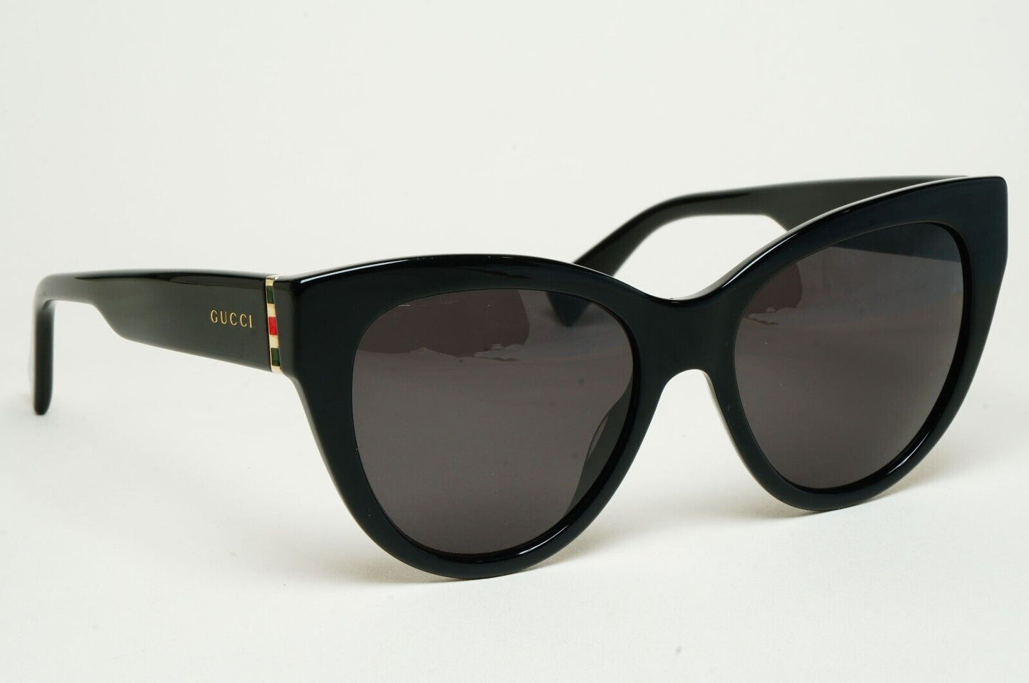 Gucci Sunglasses 2019 Black Cat Eye Square Glossy GG0460S 001 53mm 100225