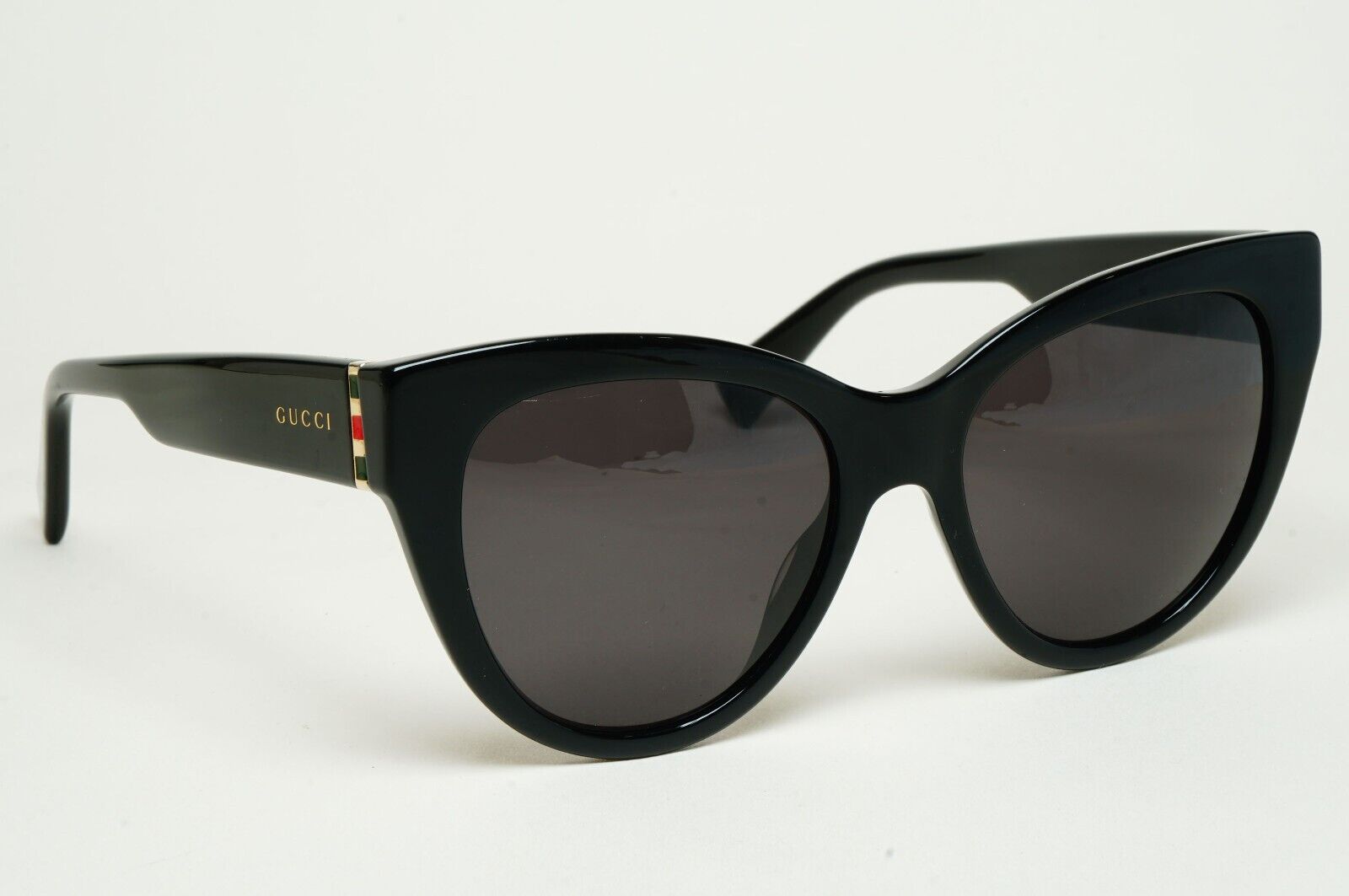 Gucci Sunglasses 2019 Black Cat Eye Square Glossy GG0460S 001 53mm 100225