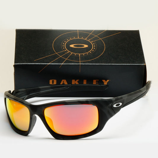 Oakley Sunglasses Polarized Valve Matte Camo Black Ruby Iridium OO 9236 31