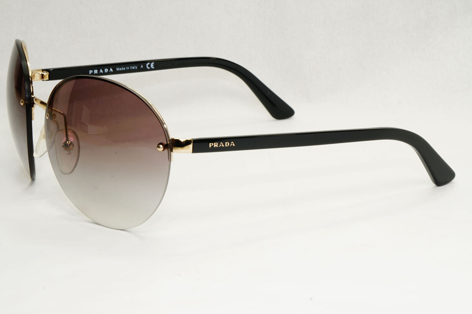 Prada Sunglasses Round Black Grey Gradient PR68VS SPR 68V ZVN-0A7 050124