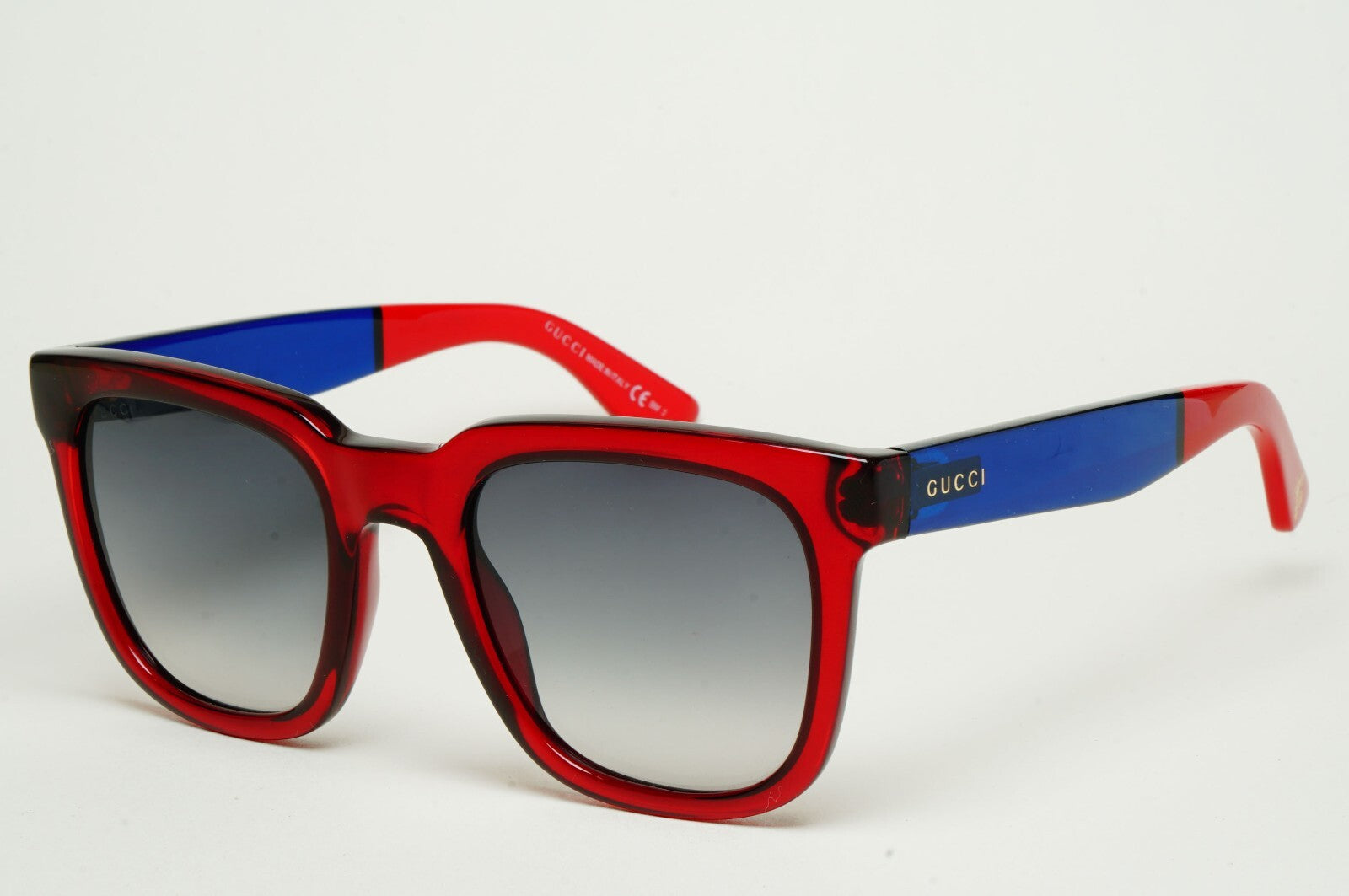 Gucci Sunglasses 2016 Red Blue Grey Square Gradient GG 1133/S VN8DG 200225
