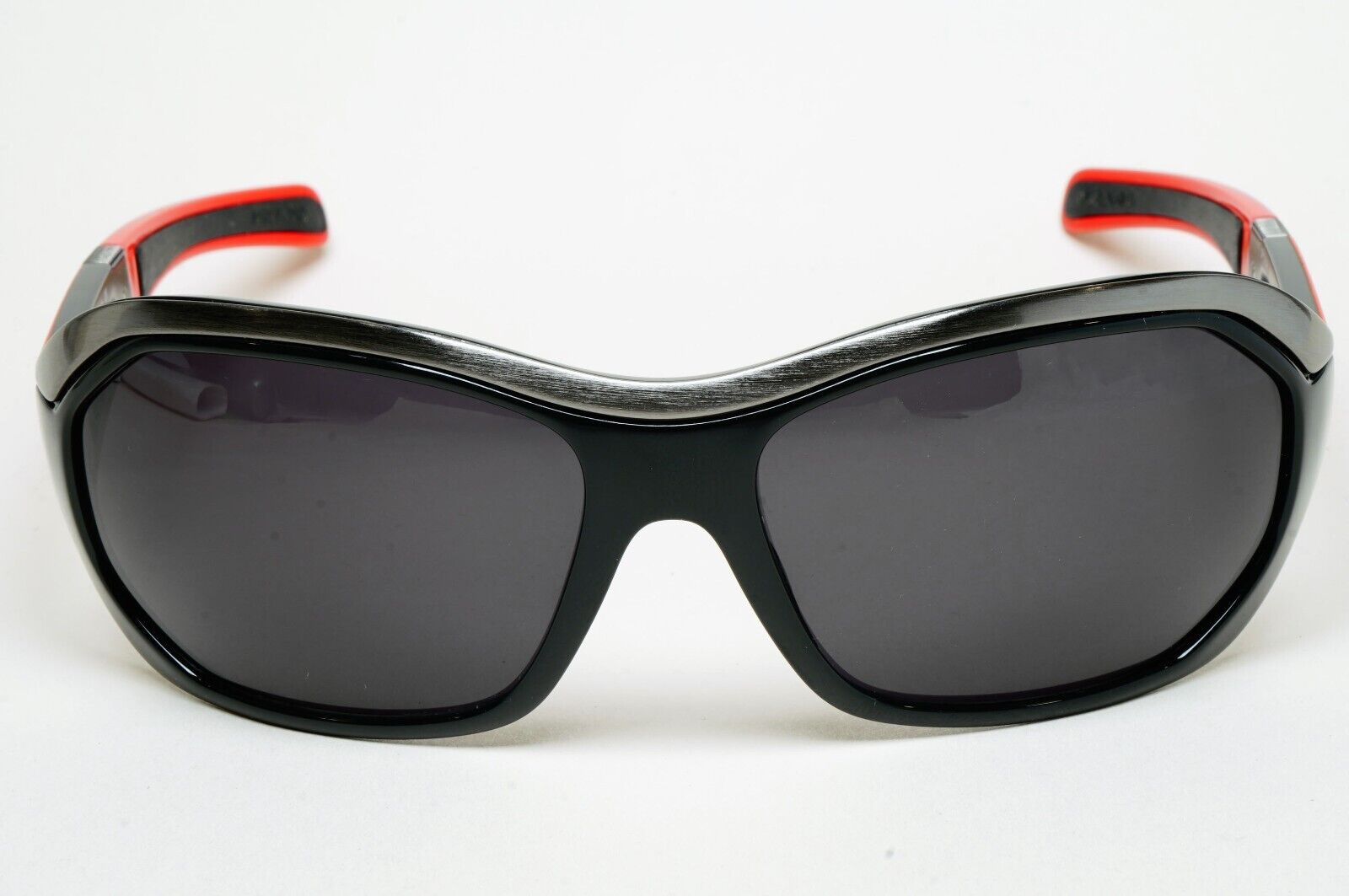 Prada Sunglasses 2006 Vintage Black Red Wrap Rossa PS01HS SPS 01H 7OV-1A1 070125